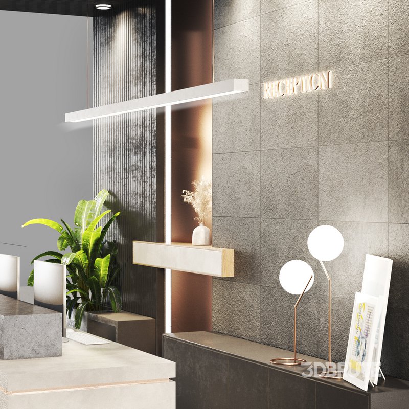 Reception lobby dark theme Image 4