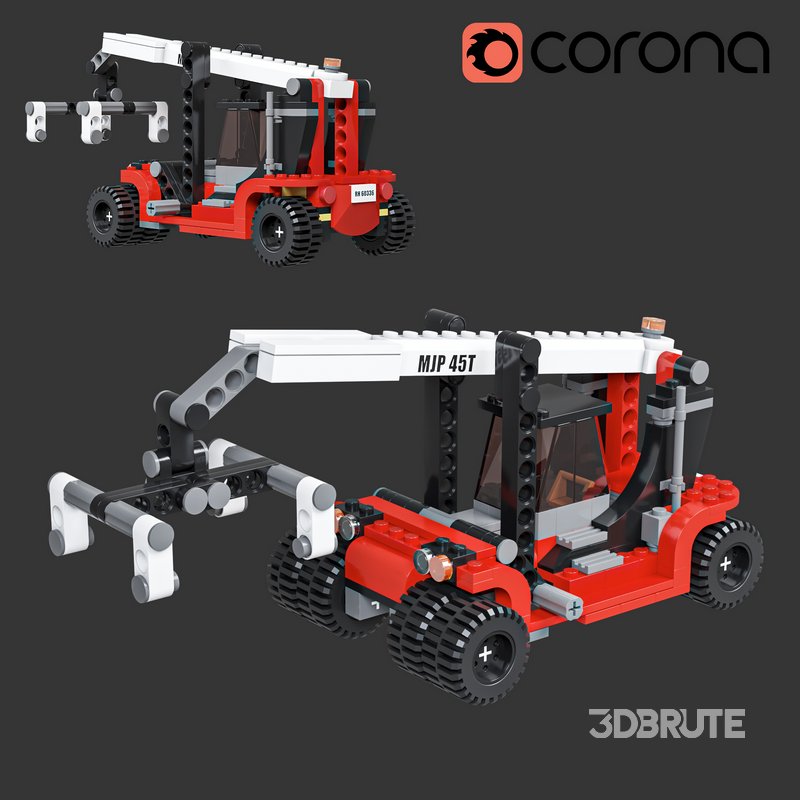 Lego 60336 Forklift truck Image 1