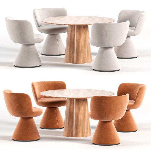 Flair chair and P.O.V. 461 table
