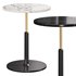 Modern Black Round Bar Table - Thumbnail 2
