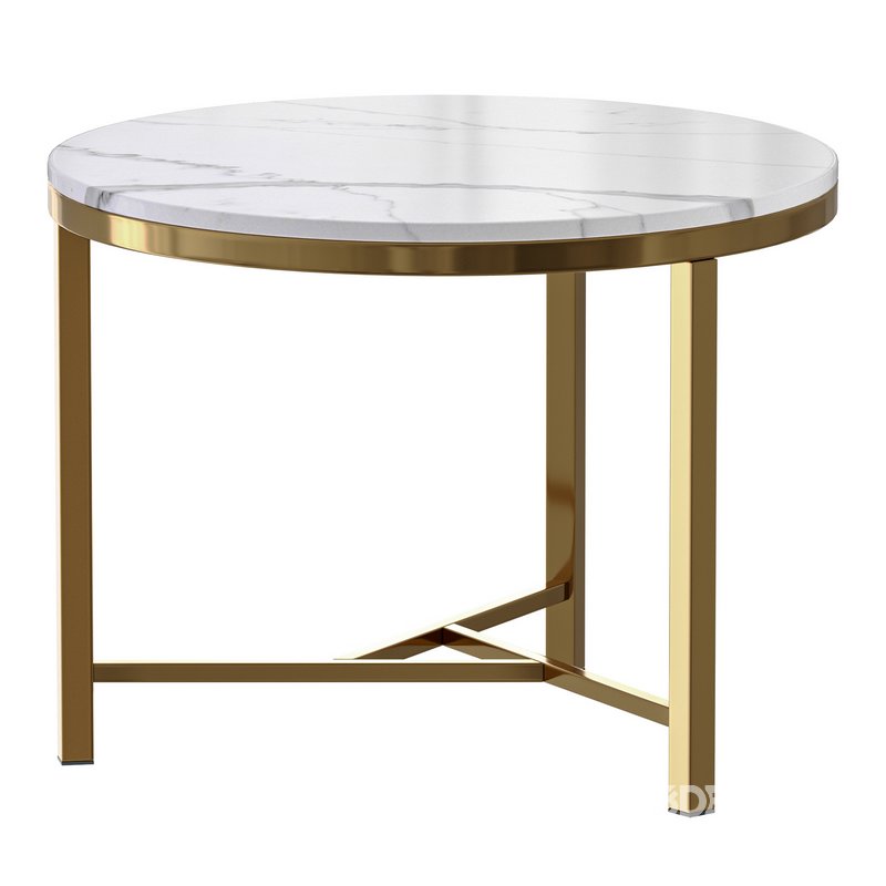 Marble Accent Table Image 1
