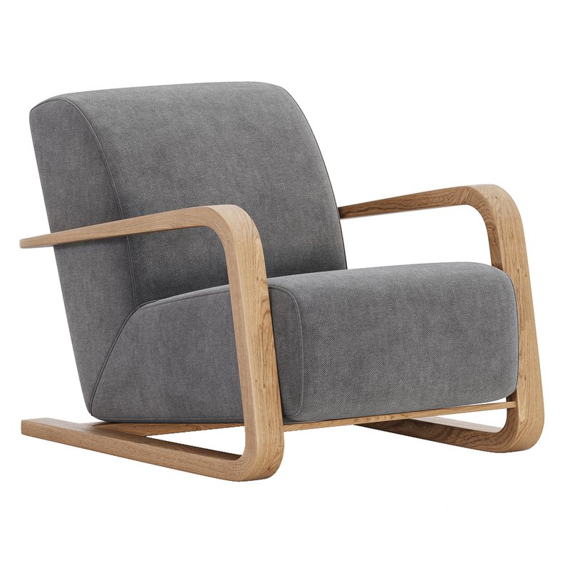 Rhimes Stonewash Print Ecru Chair Image 2