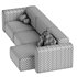RIFF Sofa with chaise longue By NORR11 - Thumbnail 2