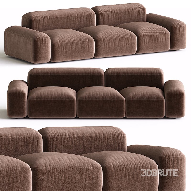 LAPIS 3 seater sofa By AMURA Image 3