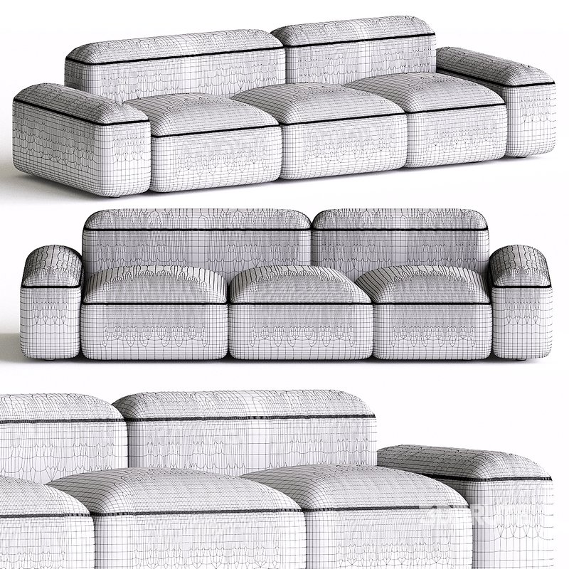 LAPIS 3 seater sofa By AMURA Image 5