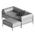 NOAH LIVING Sofa with chaise longue - Thumbnail 3