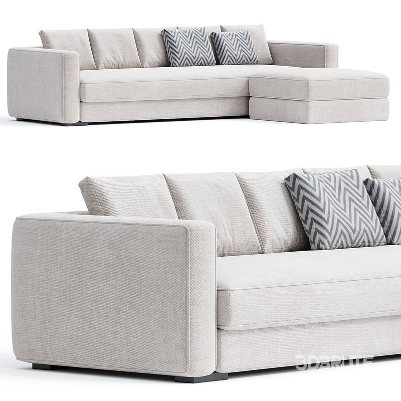 Sofa y Puf Praddy Perry Image 1