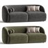 Sofa Vienso Bucle Gray - Thumbnail 1