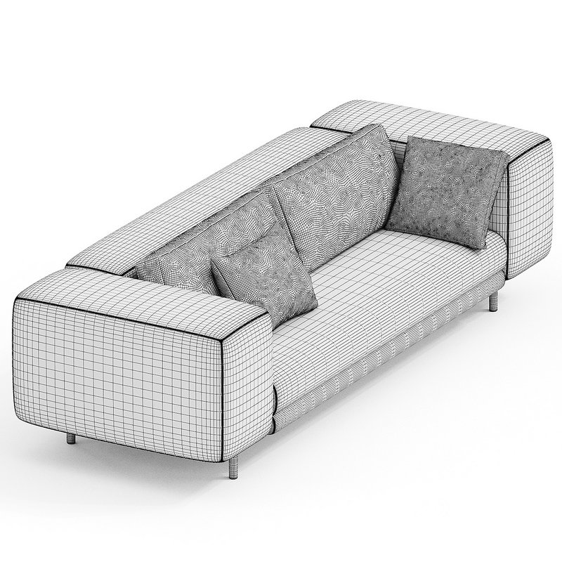 GONG 3 seater sofa By Marzais Cr??ations Image 3