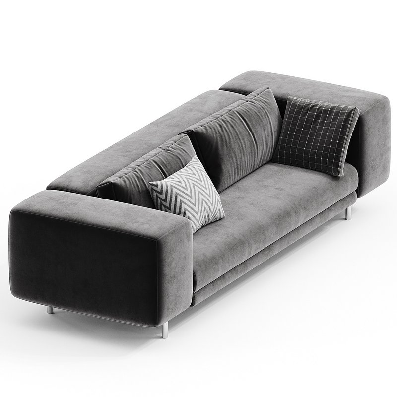 GONG 3 seater sofa By Marzais Cr??ations Image 2