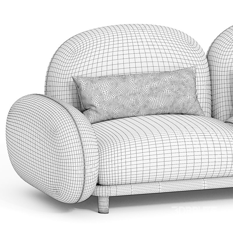 Sofa Roche Bobois Presage Large 3 Seat Image 3