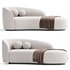 Modern Curved Sofa Eichholtz Bernd - Thumbnail 1