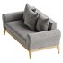 Sofa Koro Velvet Grey - Thumbnail 2