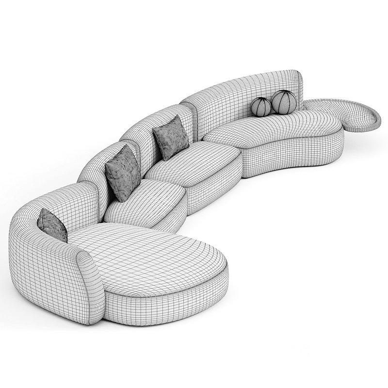 OZE MODULAR SOFA Delcourt Collection Image 3