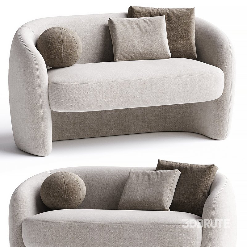 Kearney 60.62” Upholstered Loveseat Image 1