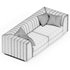 HARRY Velvet sofa Harry Collection By Laskasas - Thumbnail 3