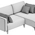 Lieri Corner Sofa Barhat Mint - Thumbnail 3