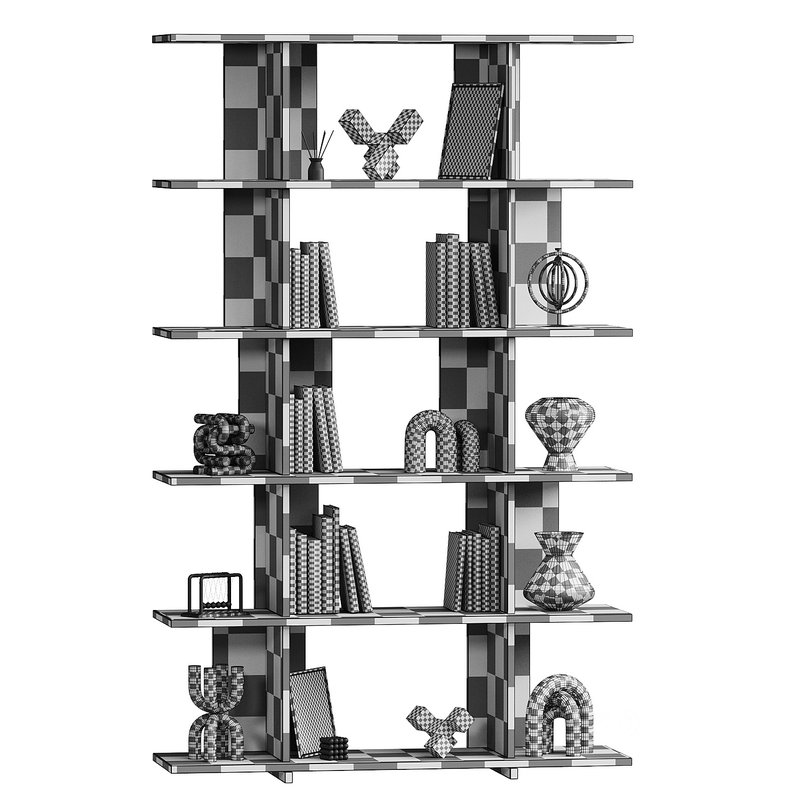 STRATA Walnut bookcase Image 3