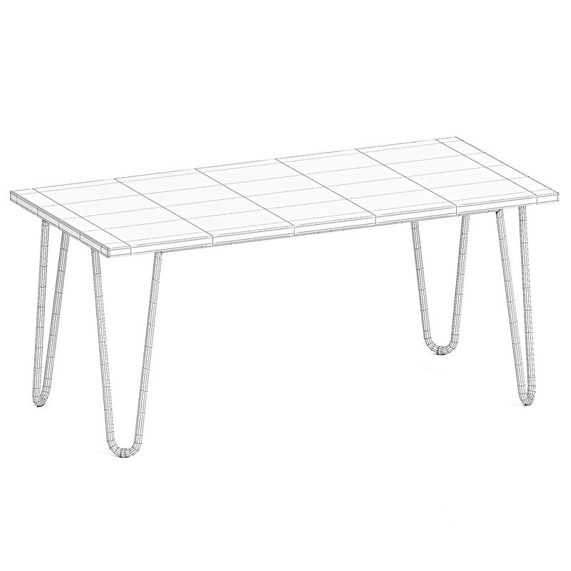 Ray 4 Legs Coffee Table Image 2