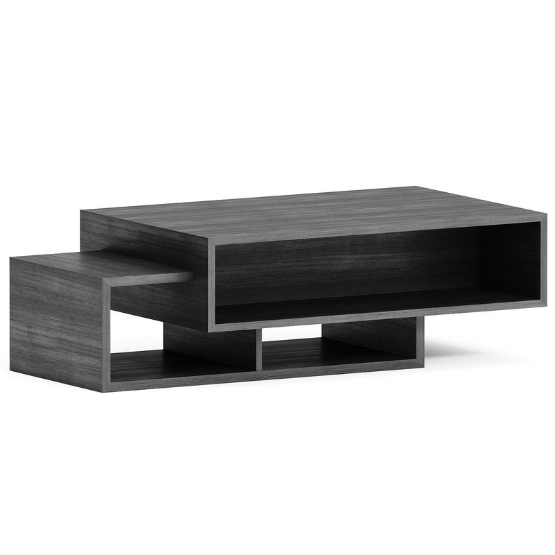 Godding Pedestal Coffee Table with Storage Image 1
