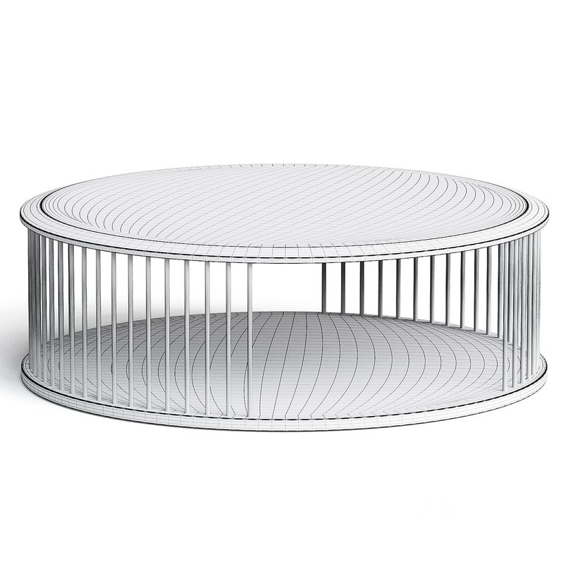 MEMORIA Round coffee table By Wewood Image 2