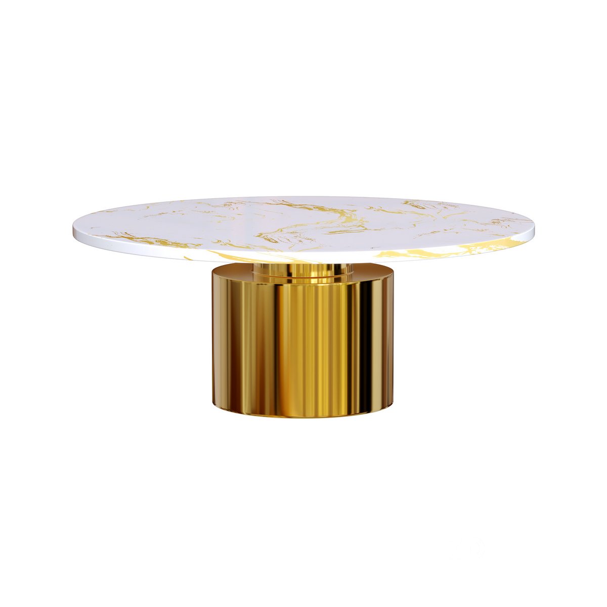 Gold modern table Image 1