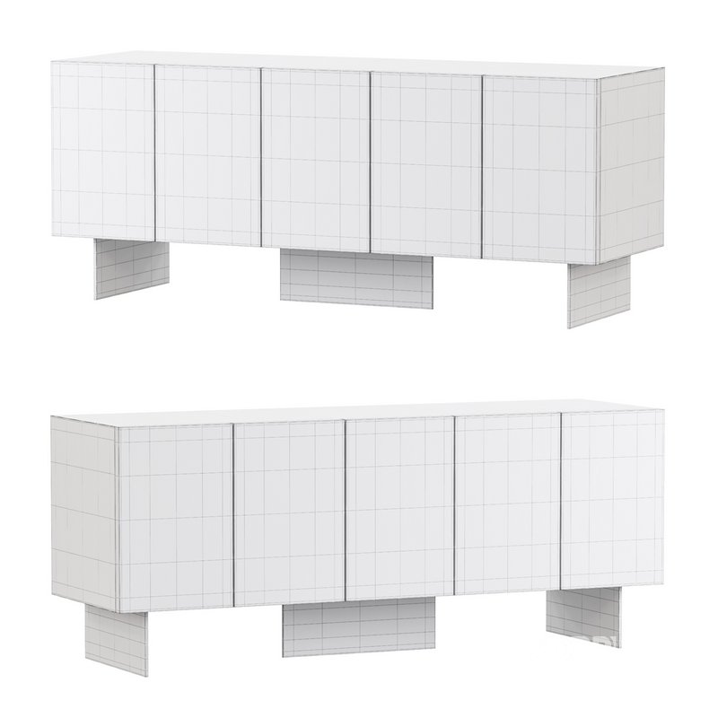 Wood Sideboard Image 14