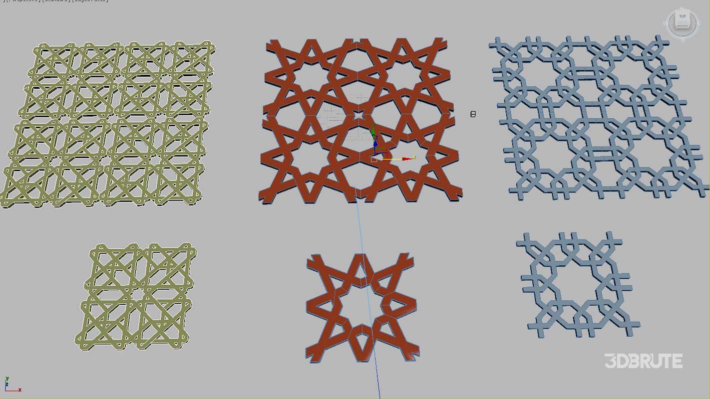 Islamic pattern 3D model Image 6