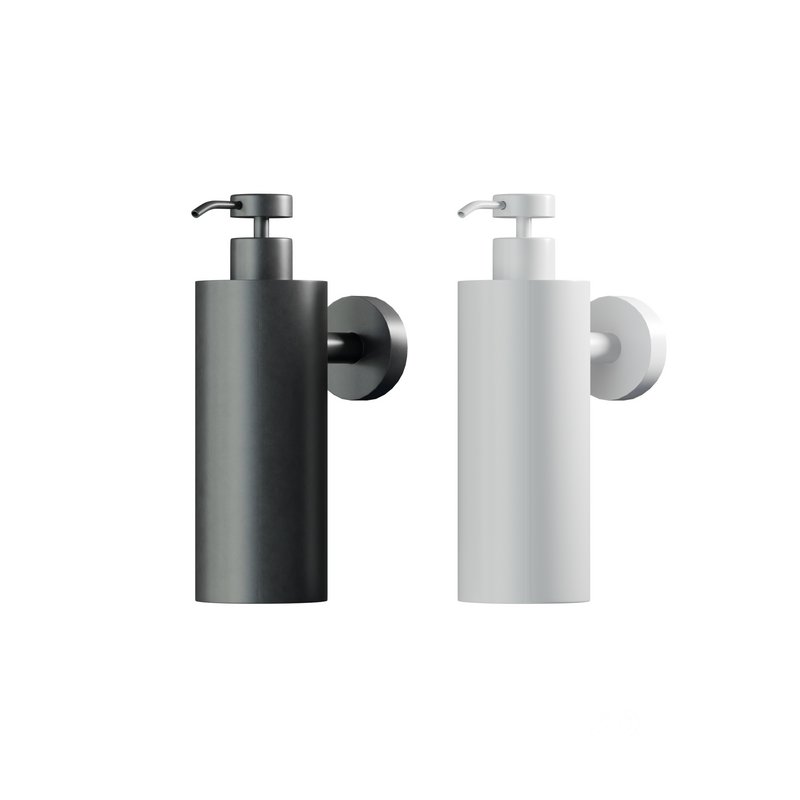 LUXE MATTE BLACK WALL MOUNTED SOAP DISPENSER Image 3
