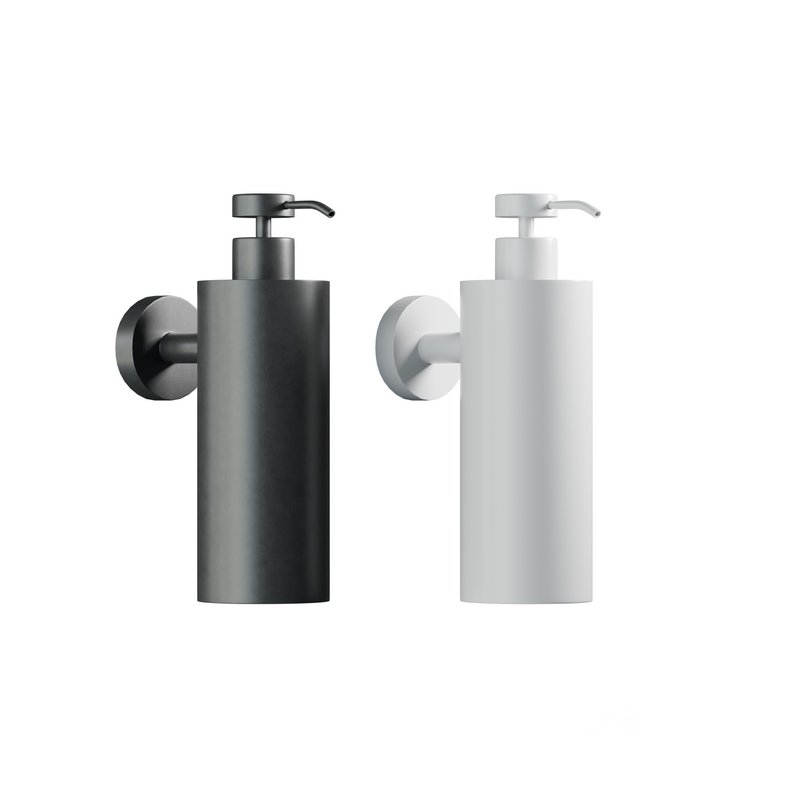 LUXE MATTE BLACK WALL MOUNTED SOAP DISPENSER Image 4