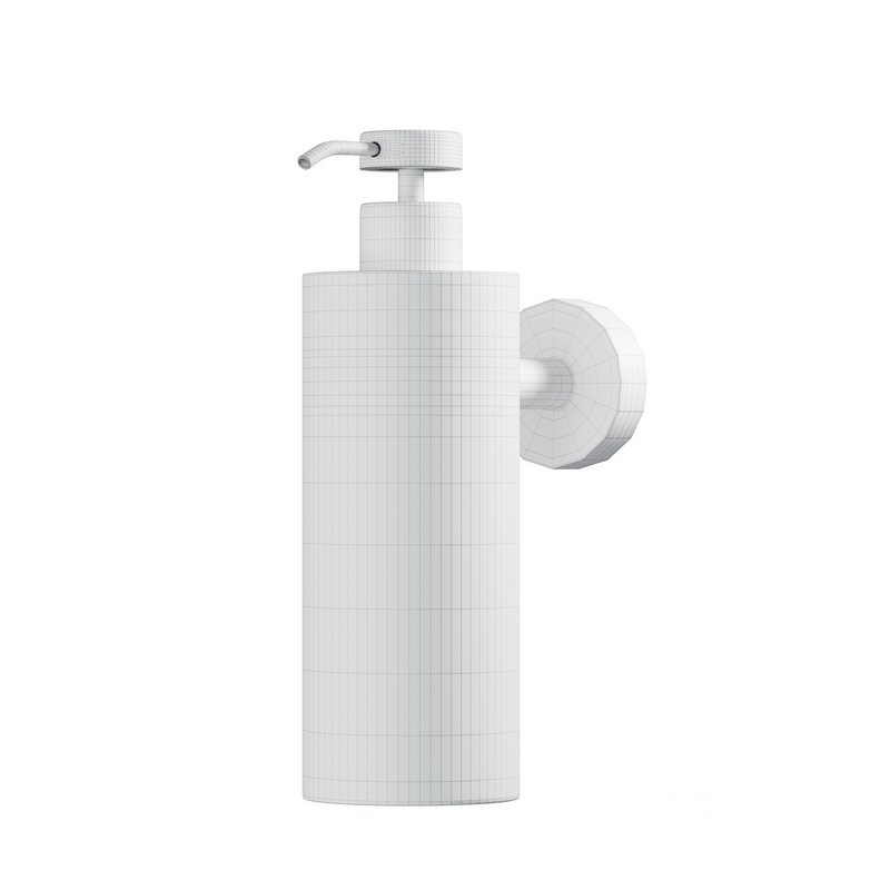 LUXE MATTE BLACK WALL MOUNTED SOAP DISPENSER Image 6