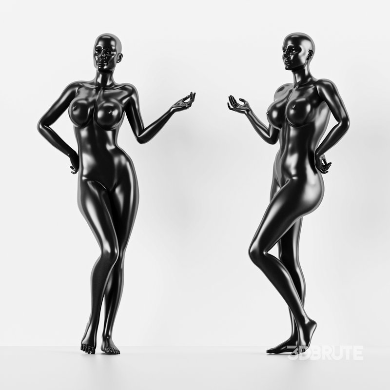 Female standing Pose Mannequin Image 2