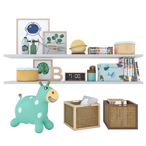 Toys and furniture set
