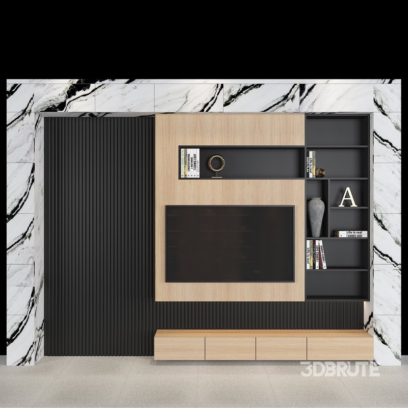 TV Wall set 07 Image 1