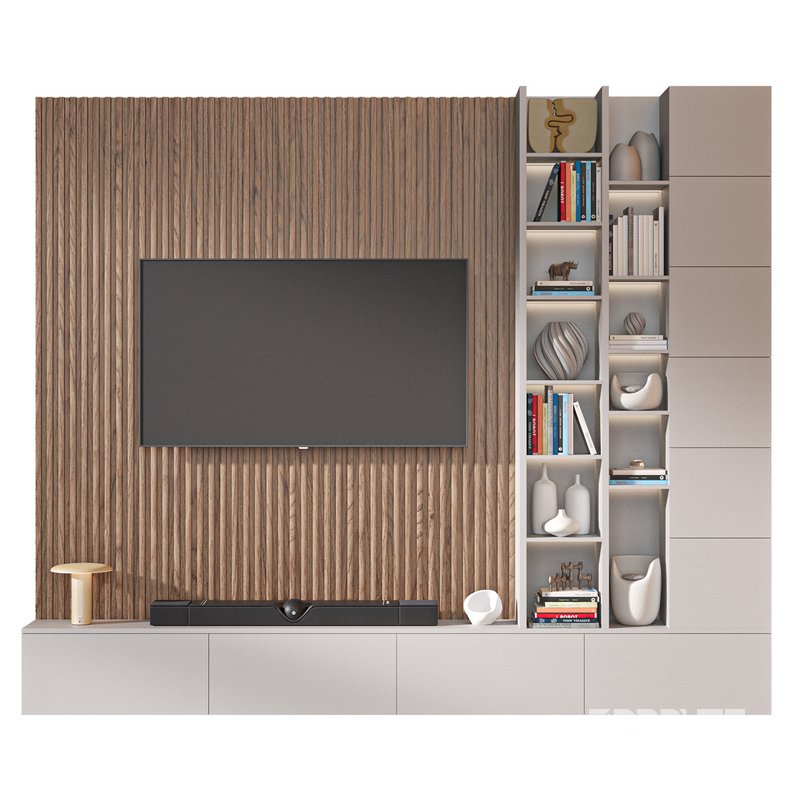 TV wall set 02 Image 3