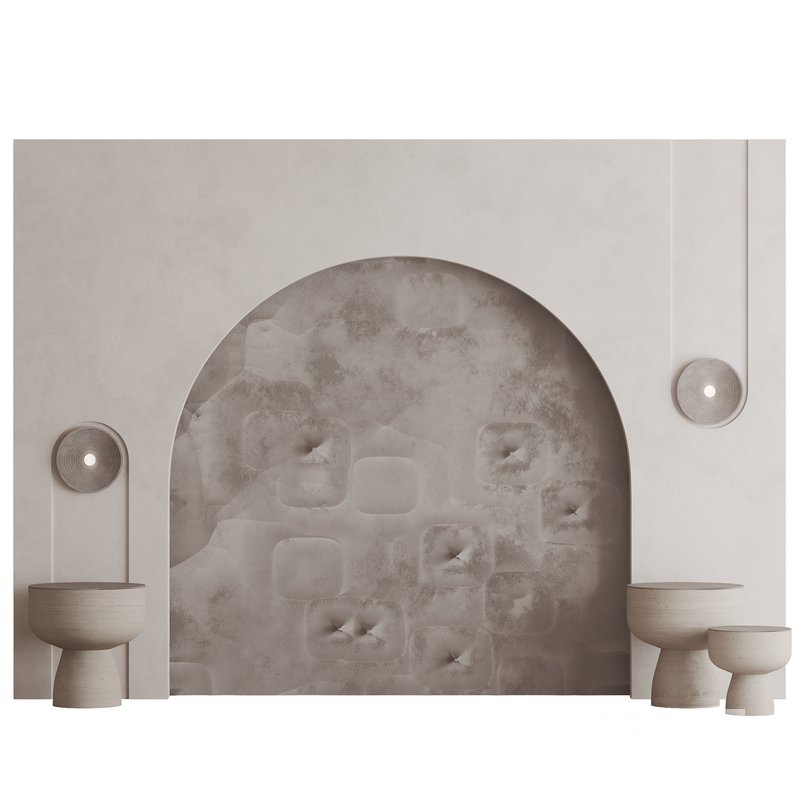 HQ Decorative 3D Panel Ceramic Wall Art 01 Image 2