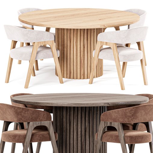Bakergo Table, Bern Chair