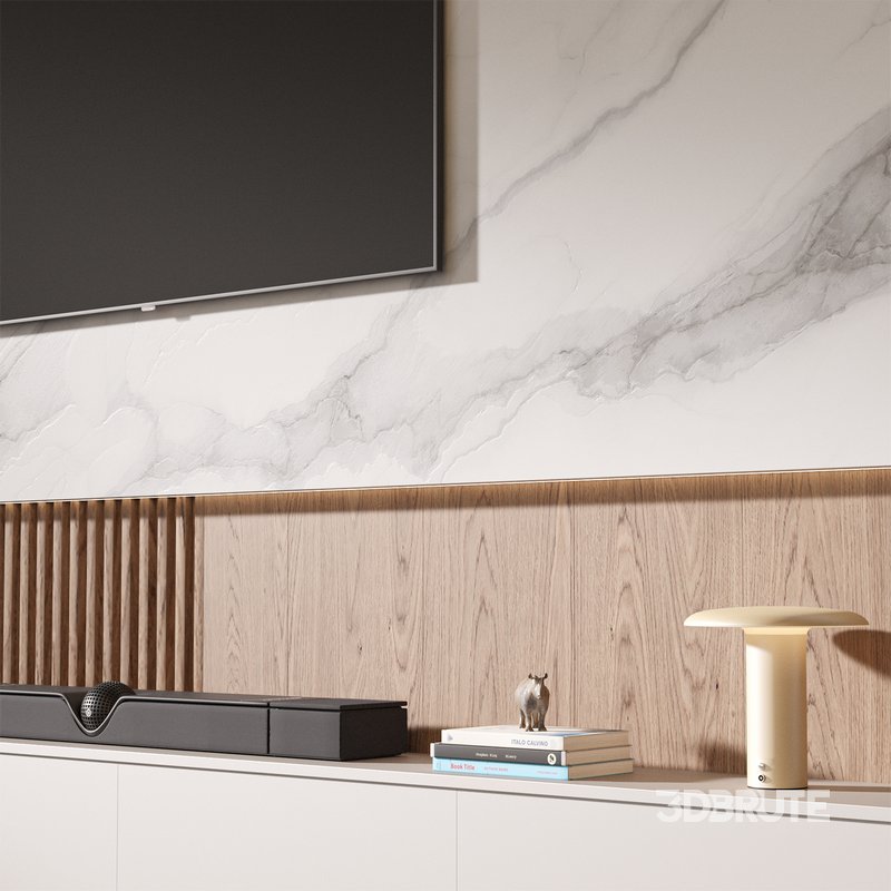 TV wall set 01 Image 3