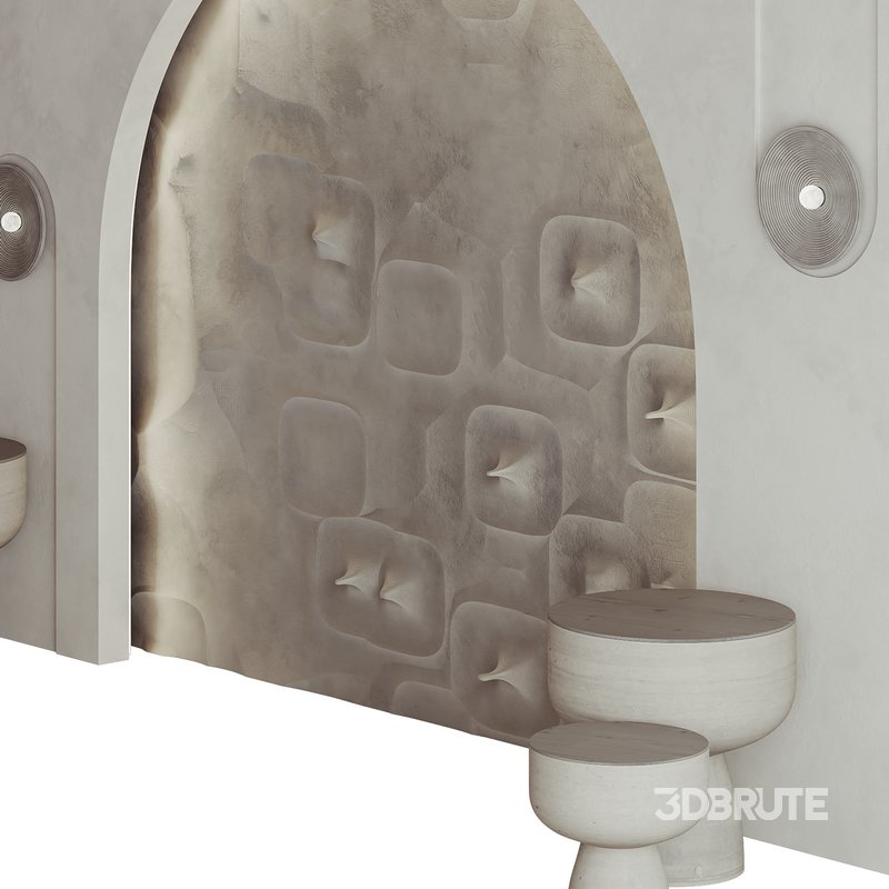 HQ Decorative 3D Panel Ceramic Wall Art 01 Image 3