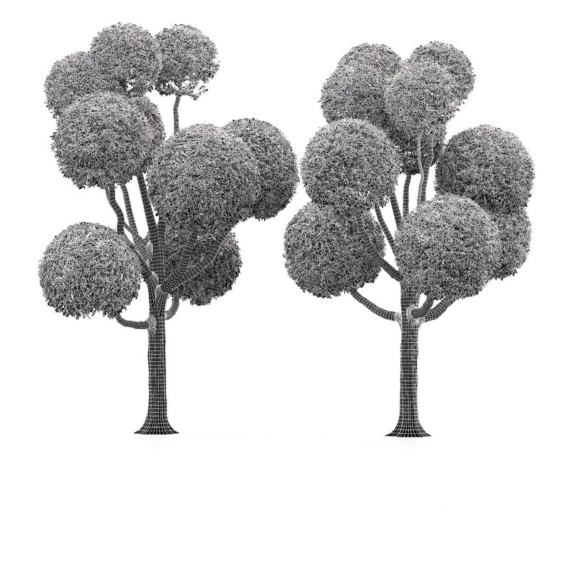 Fancy shaped decorative tree Image 5