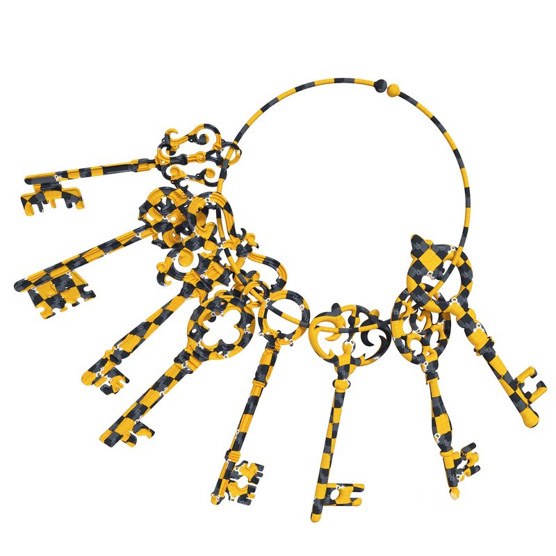 Vintage key ring 03 Image 6