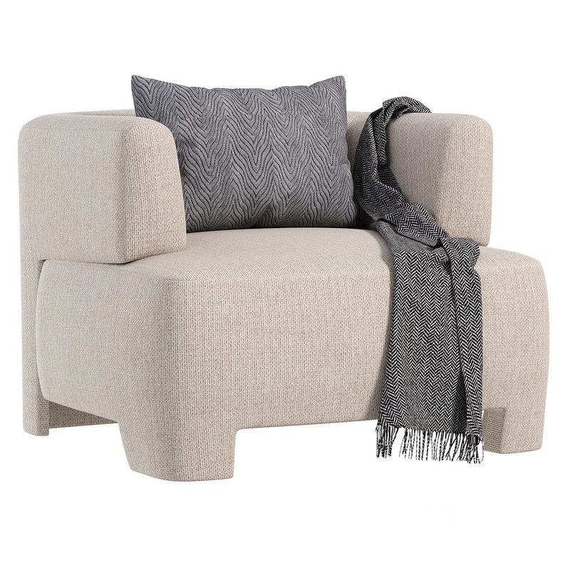 Olvera Chair Crete Pebble Image 4