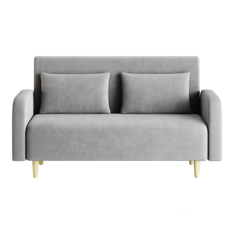 Contemporary Seats 2 Solid Color Sofa Image 11