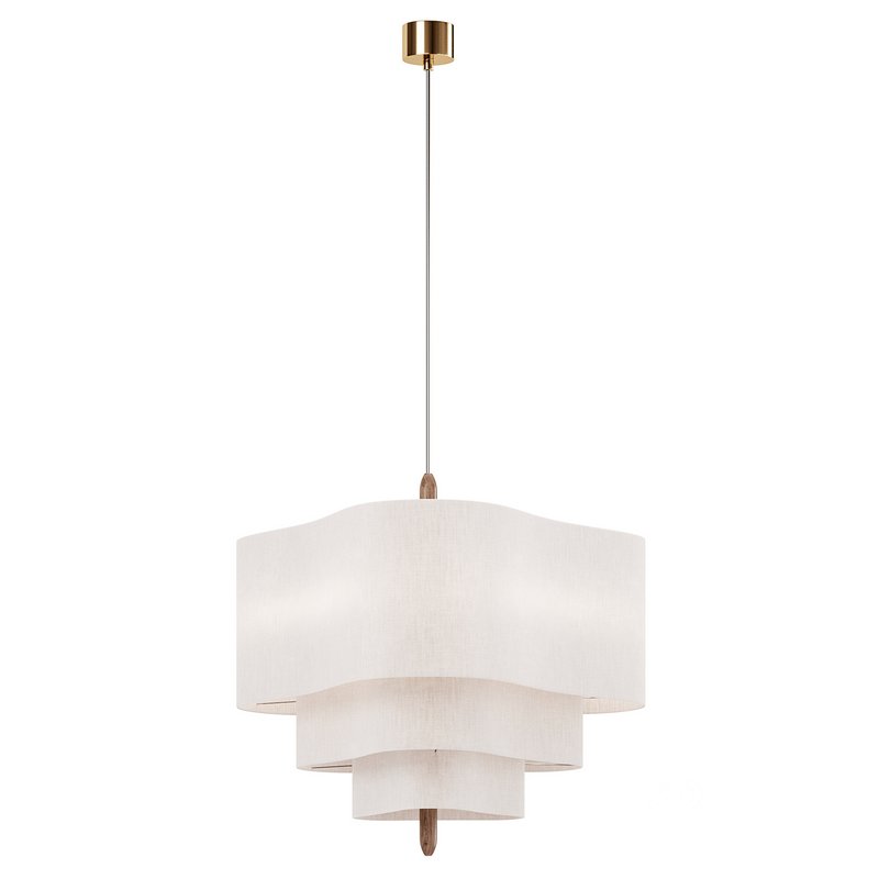 HANGING LAMP,PEBBLE M,ECRU Image 1