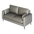 Faux Leather Sofa - Thumbnail 11