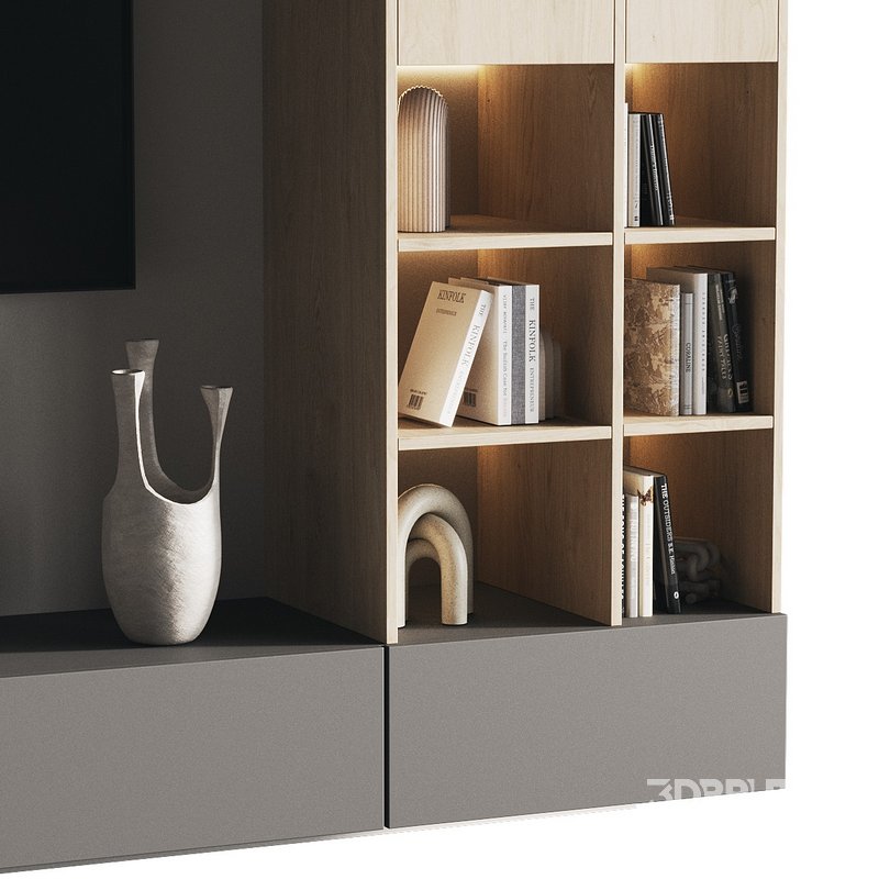Tv Wall Set 041 Image 2