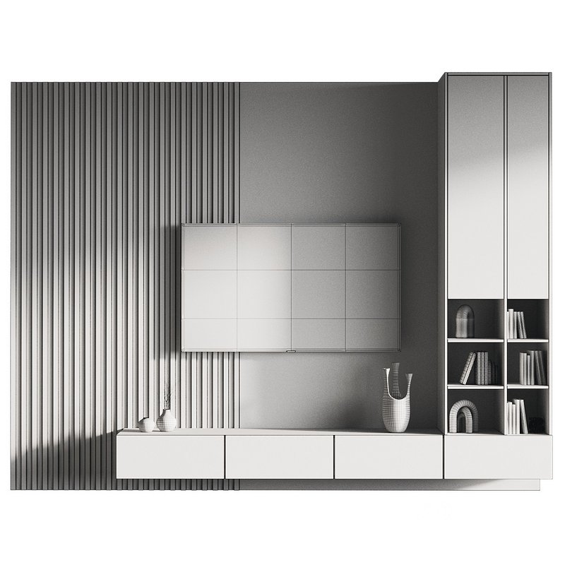 Tv Wall Set 041 Image 4