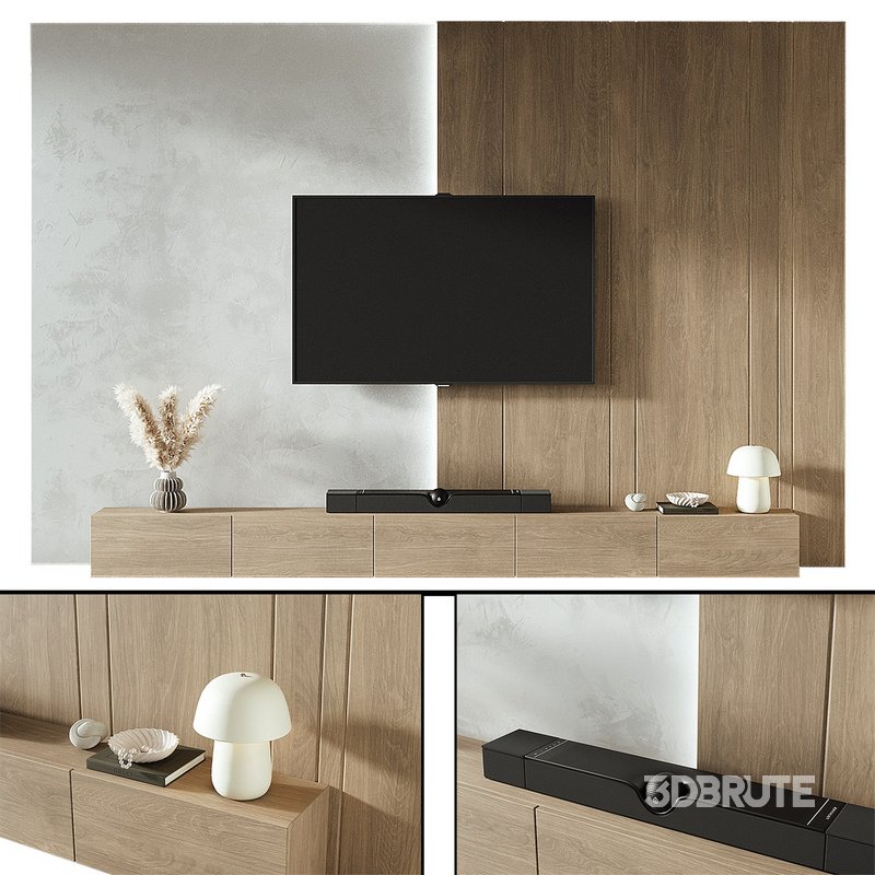 TV WALL SET 007 Image 2