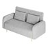 Contemporary Seats 2 Solid Color Sofa - Thumbnail 13