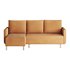 Corner sofa Beller Textile Yellow - Thumbnail 13